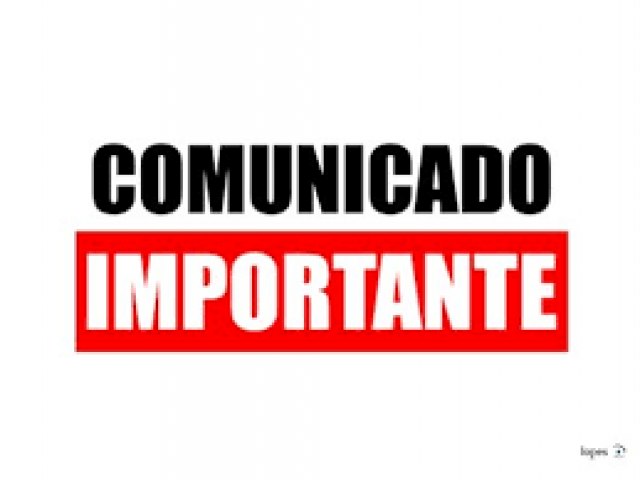 COMUNICADO