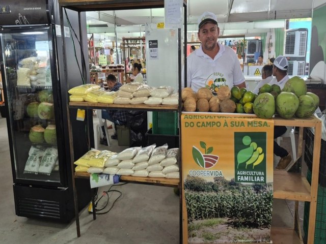 Fam�lias da reforma agr�ria levam diversidade de produtos � Fepaf 2026