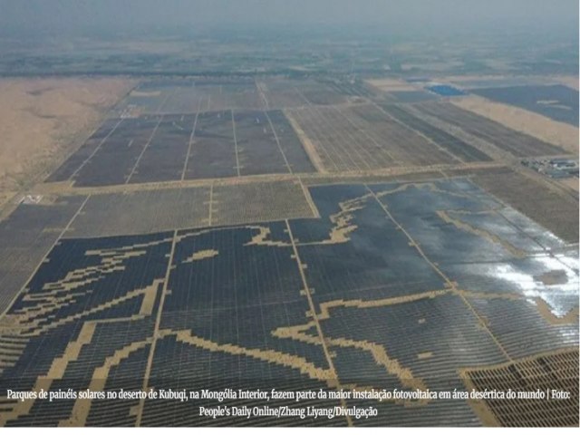 China cria �Grande Muralha Solar� de 400 km para gerar energia e frear desertifica��o