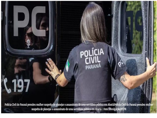 Filho denuncia plano e m�e � presa por encomendar morte de servidora