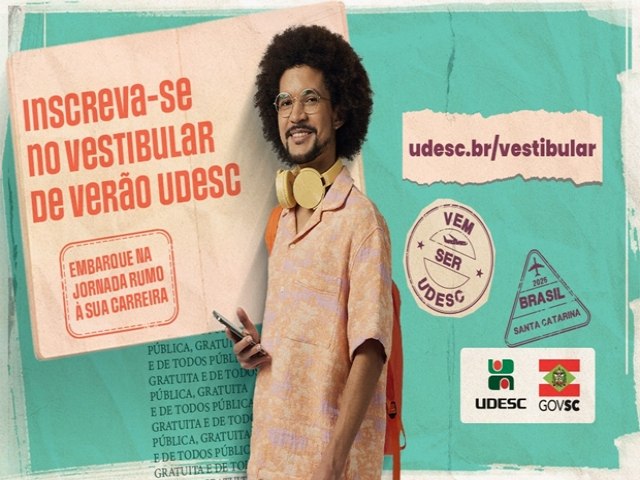 Vestibular de Vero 2025 da Udesc segue com inscries abertas para 1,7 mil vagas