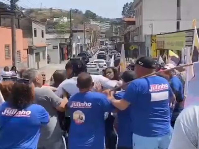 Campanhas de candidatos a vereador na mesma rua acabam em briga em Juiz de Fora