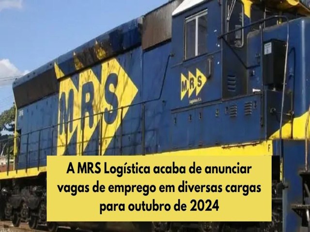 MRS Logstica abre novas oportunidades de emprego; confira detalhes e saiba como se inscrever