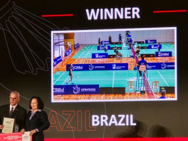 Confederao Brasileira de Badminton ganha prmio de incluso na 3 edio do BWF