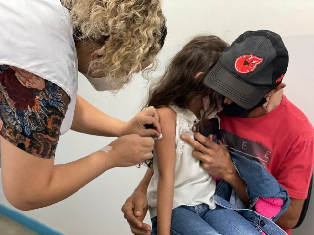 Prefeitura abre 2.750 vagas para vacinao em crianas contra a Covid-19