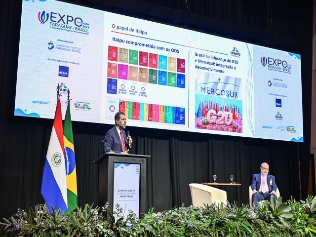 Itaipu leva defesa da hidreletricidade para a Expo Paraguai Brasil