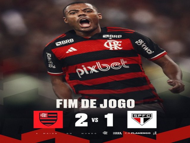 Flamengo derrota So Paulo e assume liderana do Brasileiro