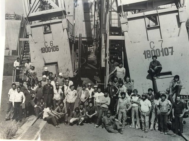  H exatamente 50 anos chegavam os primeiros trabalhadores a Itaipu