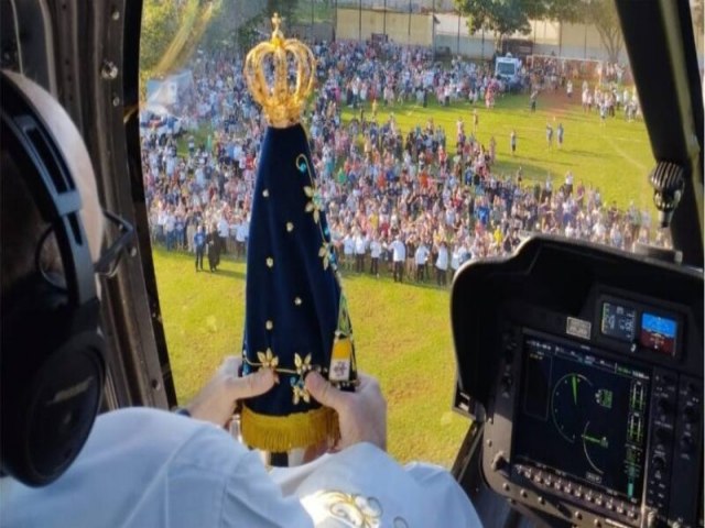 Com festa, Foz recebe neste domingo a imagem peregrina de Nossa Sra Aparecida