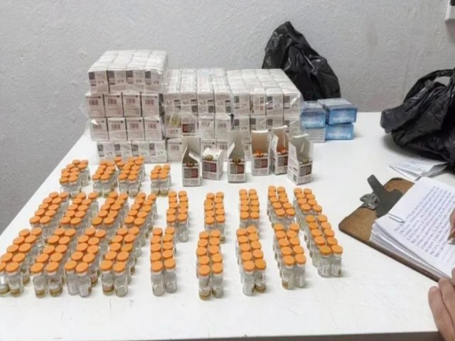 Esquema de falsifica��o de emagrecedores � descoberto em shopping de Ciudad del Este