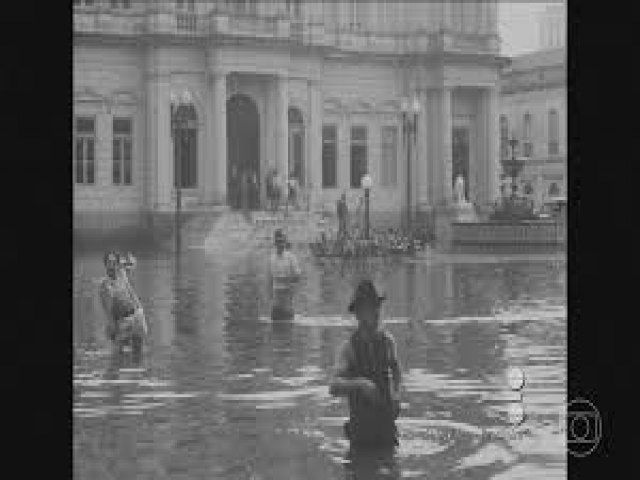 Jornal Nacional revela imagens inditas da enchente devastadora de 1941 no Rio Grande do Sul