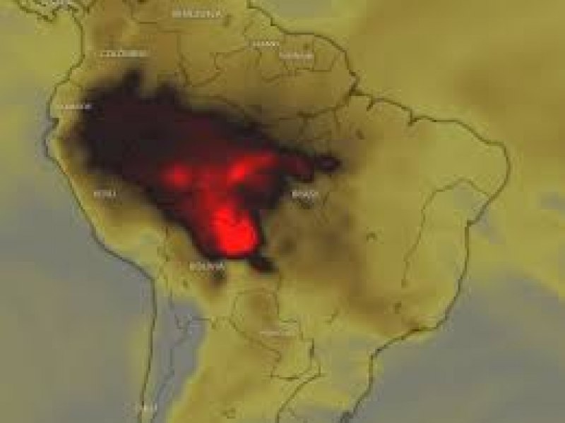 Mancha de fogo encobre mais de 500 km de extenso da Amaznia, apontam imagens de satlite