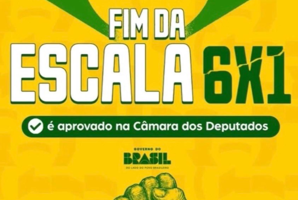 PEC que acaba com a escala 6x1 avan�a no Congresso e prev� jornada de 40 horas semanais sem redu��o salarial