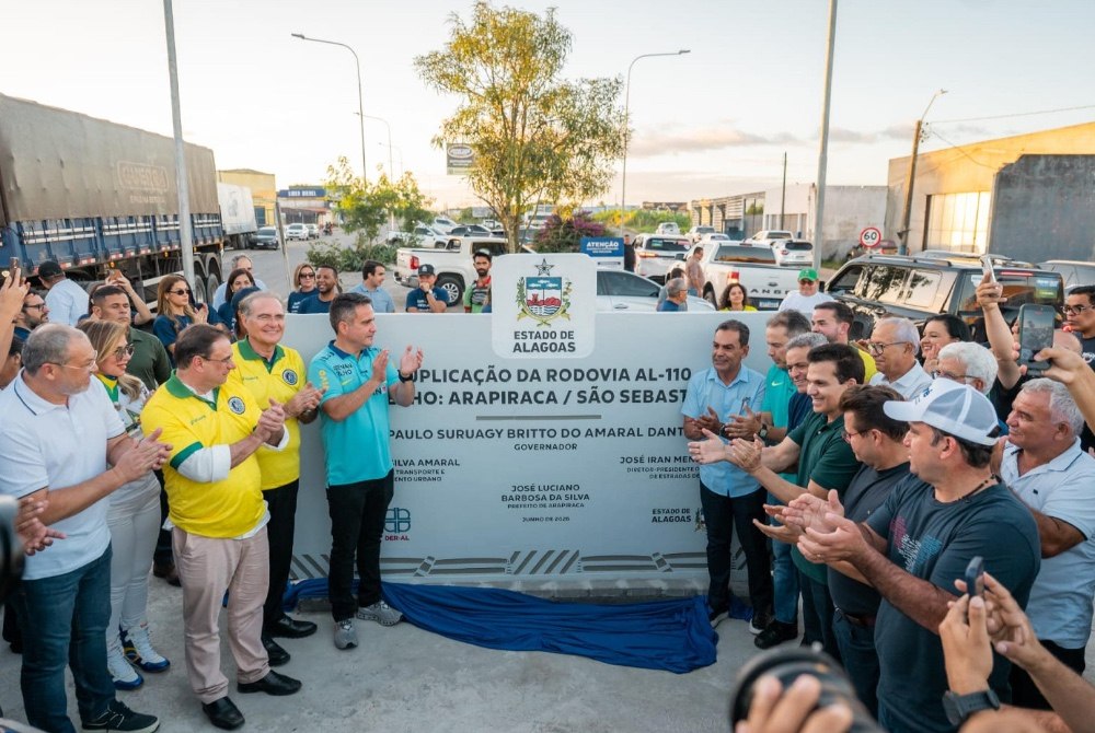 Duplica��o da AL-110 entre Arapiraca e S�o Sebasti�o � entregue e refor�a mobilidade no Agreste alagoano