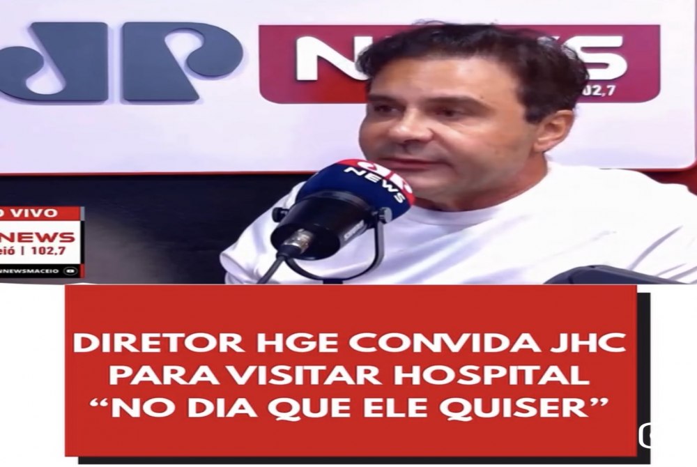 Diretor do HGE rebate JHC, diz que informa��es sobre apag�o s�o falsas e o convida a conhecer a realidade do hospital