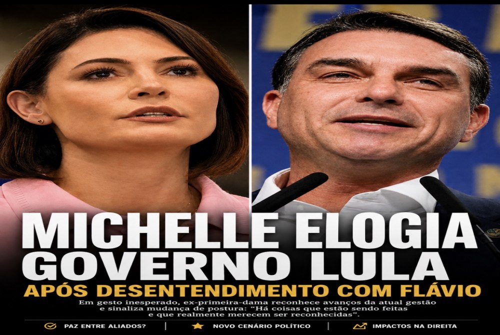 Michelle Bolsonaro surpreende ao elogiar pol�tica do governo Lula e gesto provoca repercuss�o no cen�rio pol�tico