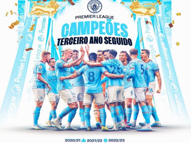 Manchester City  campeo da Premier League 2023