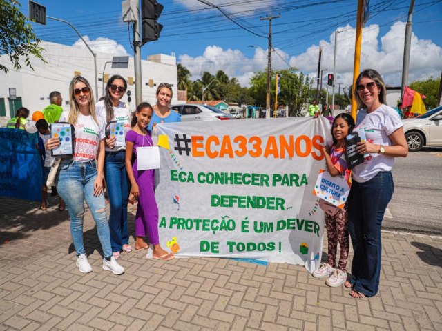 Cabedelo comemora aniversrio do Estatuto da Criana e do Adolescente (ECA)