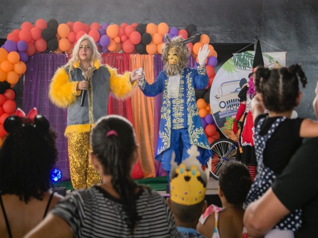 Tardezinha Inclusiva promove festa do Halloween e garante diverso para crianas no Centro Cultural de Mangabeira