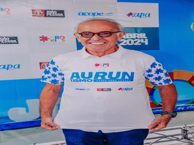 Ccero Lucena lana a Autismo Run, maior corrida inclusiva do Nordeste para o pblico autista