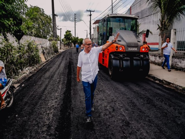 Ccero Lucena autoriza obras em mais 15 ruas de oito bairros e Asfalto Novo chega a 100 km de vias