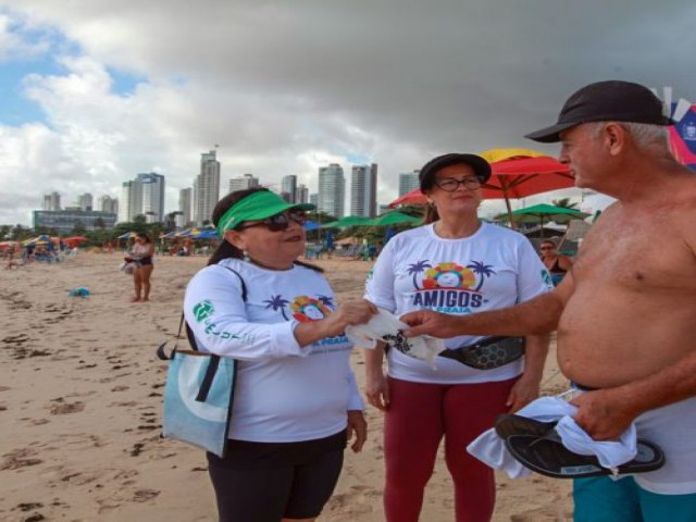 Ao educativa do programa Amigos da Praia chega ao Bessa neste sbado