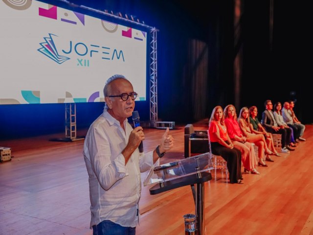 Durante abertura da 12 Jofem, Ccero Lucena celebra avanos da Educao Municipal e projeta mais conquistas