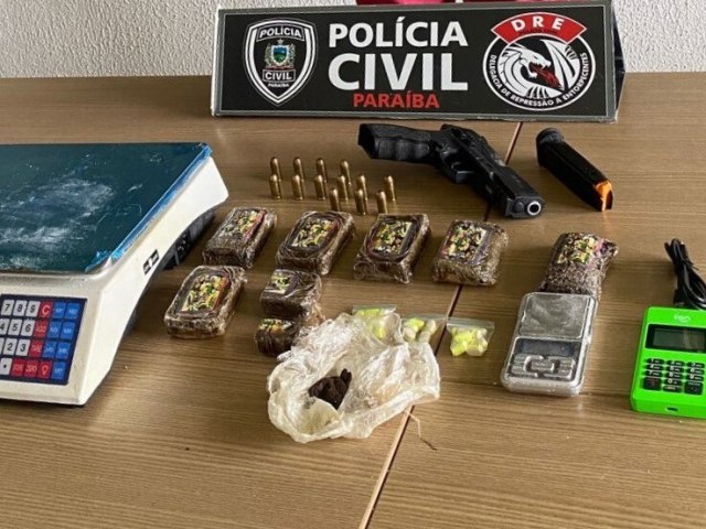 DRE: Polcia Civil prende narcotraficante internacional em Joo Pessoa