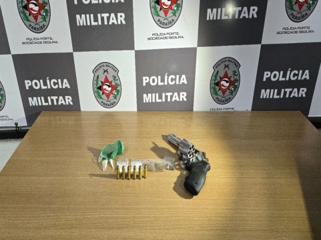 Polcia Militar apreende arma durante reforo das aes na cidade de Cabedelo