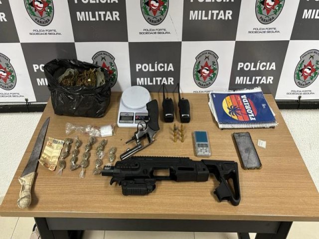 Reforo policial em Cabedelo apreende 7 arma de fogo em menos de 48 horas