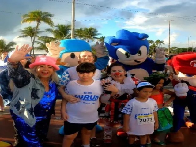 Autismo Run rene mil corredores na Orla em prol da conscientizao e incluso no maior circuito do Nordeste