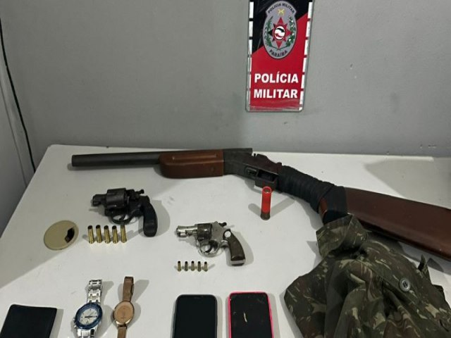 Polcia Militar frustra criminosos, apreende armas de fogo e recupera veculos na grande Joo Pessoa