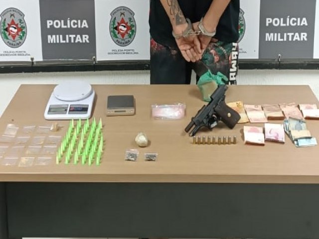 Operao no Bairro So Jos prende mais um suspeito com arma e drogas