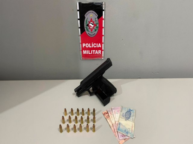 Polcia Militar prende suspeitos por porte ilegal de arma e embriaguez ao volante em Santa Rita 