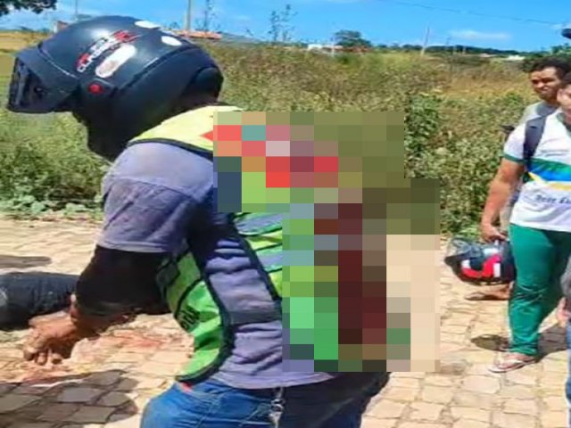 Mototaxista  esfaqueado e tem brao quebrado por cliente em Picos