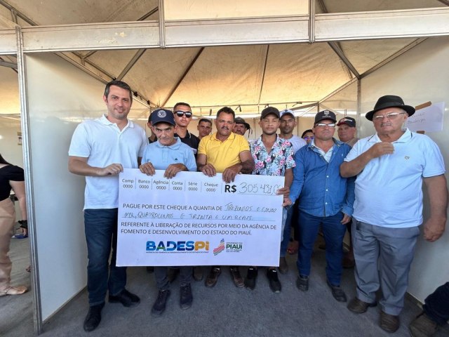 Badespi libera mais de R$ 300 mil de crdito para produtores na Ovinocaprishow de Jacobina do Piau
