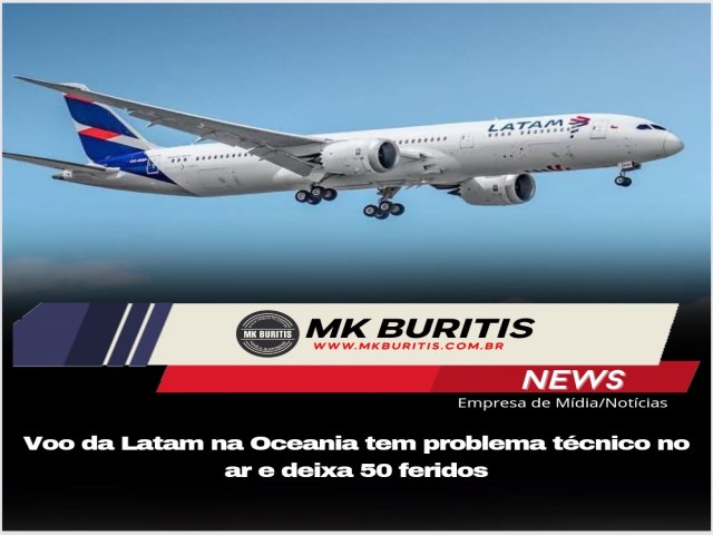 Voo da Latam na Oceania tem problema tcnico no ar e deixa 50 feridos