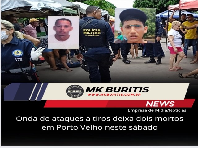 Onda de ataques a tiros deixa dois mortos em Porto Velho neste sbado