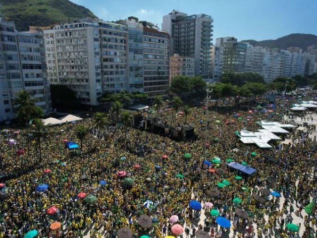 Manifestao pela liberdade em Copacabana RJ