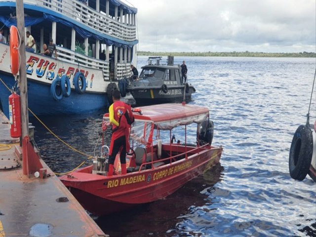 Trabalhador morre afogado aps cair de balsa no Rio Madeira,em Porto Velho