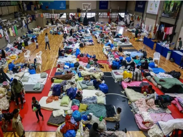 Passa de 700 o nmero de abrigos temporrios no Rio Grande do Sul