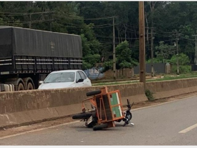 Motociclista morre em grave acidente na BR-364 em Rondnia