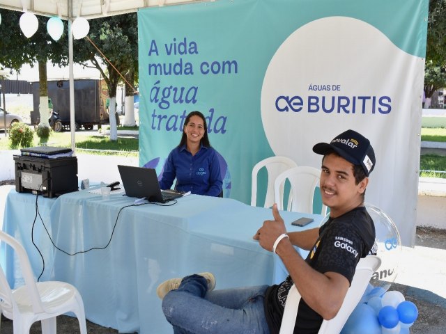 Buritis: Ao guas na Praa leva atendimentos e servios  populao