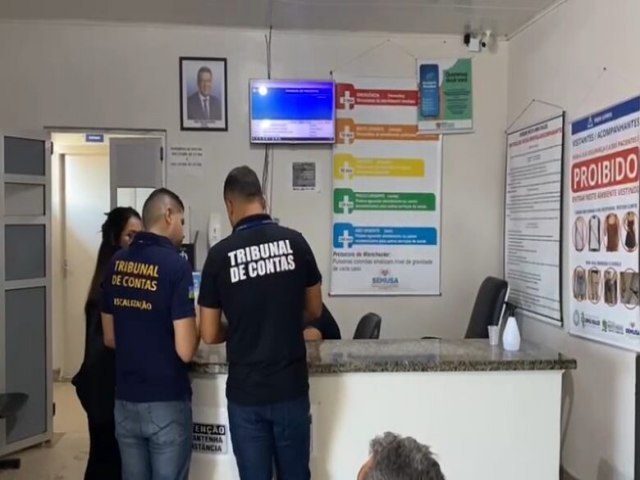 Equipe do TCE fiscaliza hospital de Monte Negro