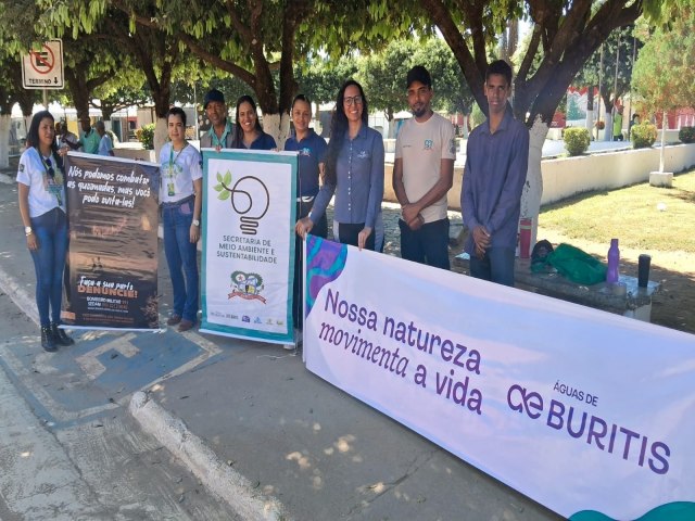 *guas de Buritis participa de ao de conscientizao sobre preservao ambiental* 