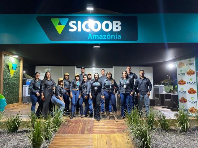 Cooperativa de Sicoob Amaznia est presente na 7 EXPOBUR 2024 em Buritis, Rondnia