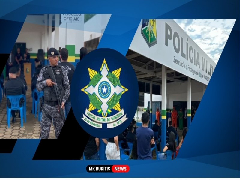 Polcia Militar de Buritis comemora 49 anos da Polcia Militar de Rondnia