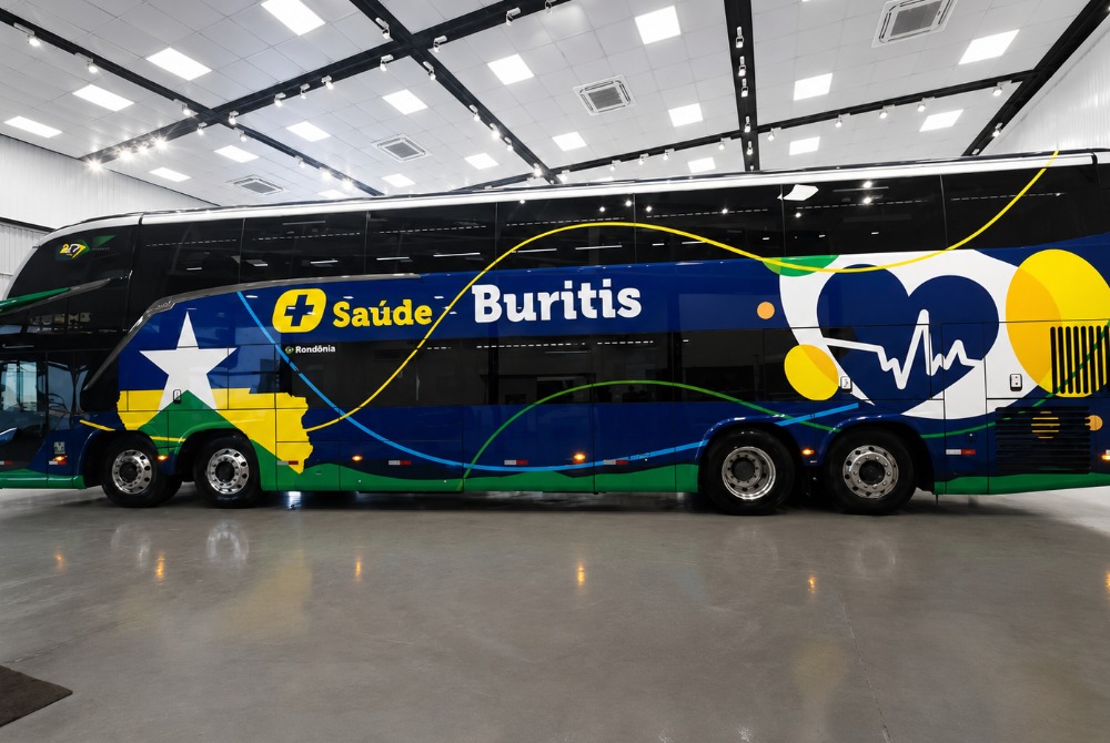 Buritis garante mais de R$ 2,6 milh�es para aquisi��o de �nibus de alta tecnologia para transporte de pacientes
