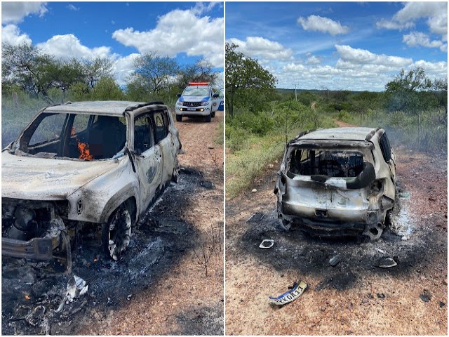 Dois corpos so encontrados carbonizados na zona rural de Acau