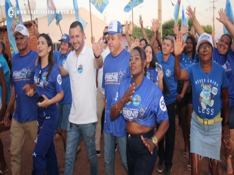 Caminhada no Livramento consolida Ariene como forte candidato a vereador